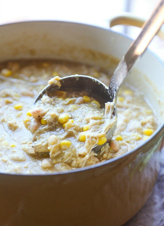 Salsa Verde White Chicken Chili instant pot recipes